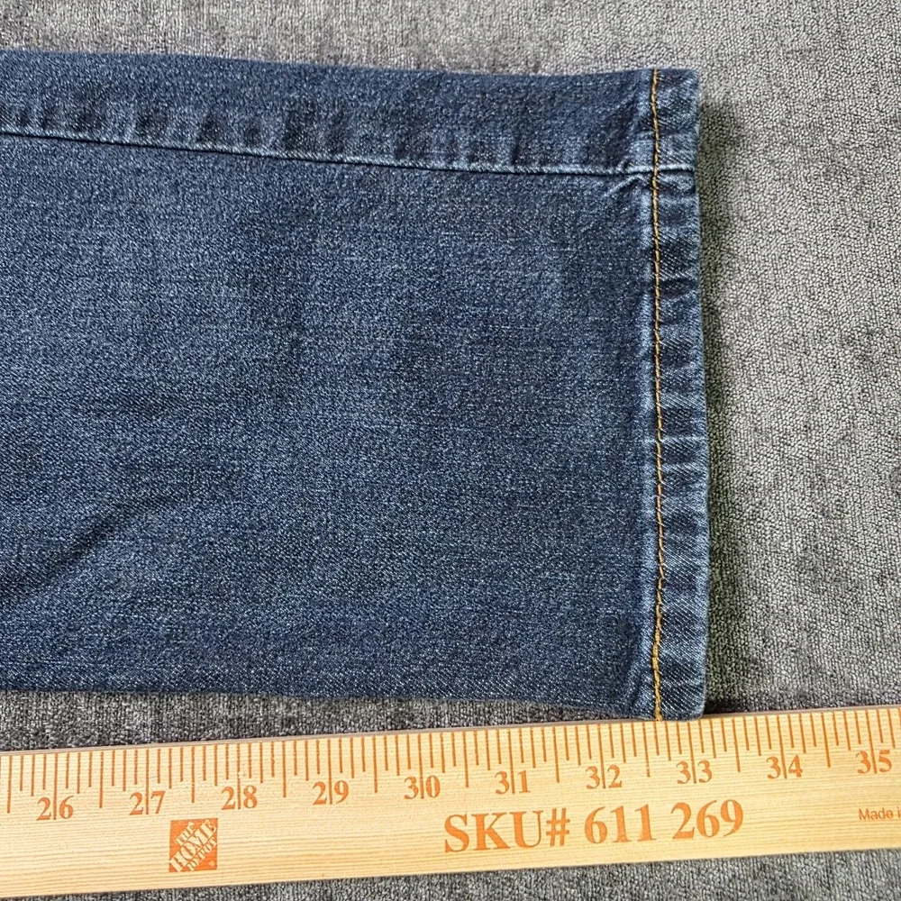 Levis 514 Jeans Mens 34x34 Dark Wash Stretch Denim Straight Fit Mid Rise